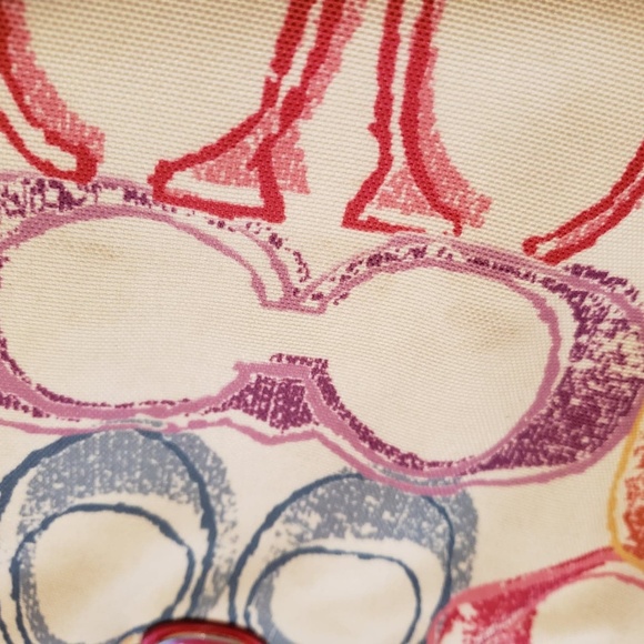 Coach Signature Shoulder Bag Multi Color - Picture 4 of 6